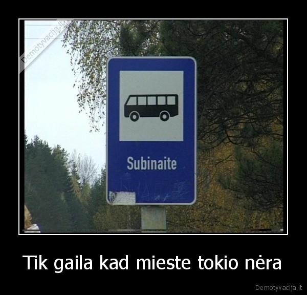 Tik gaila kad mieste tokio nėra - 