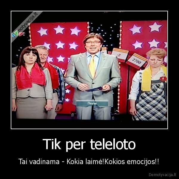 Tik per teleloto - Tai vadinama - Kokia laimė!Kokios emocijos!!