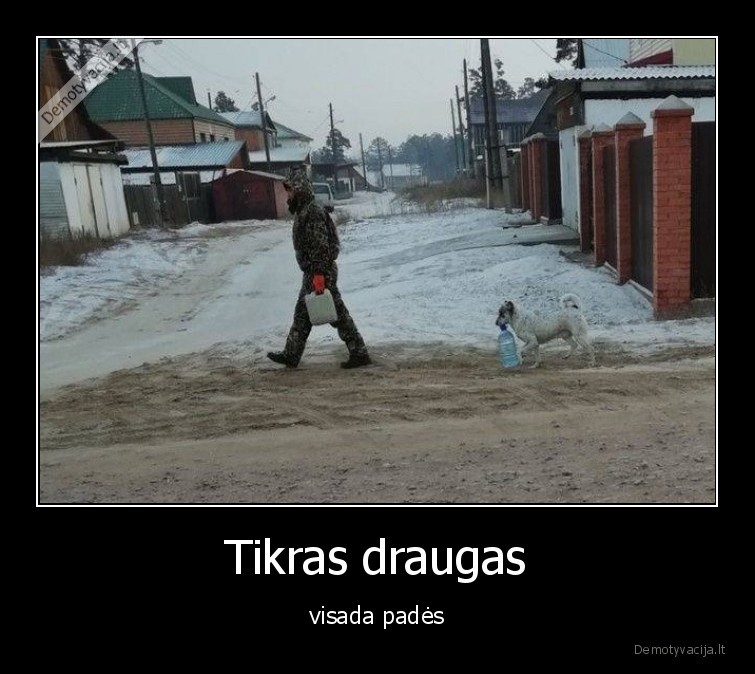 Tikras draugas - visada padės