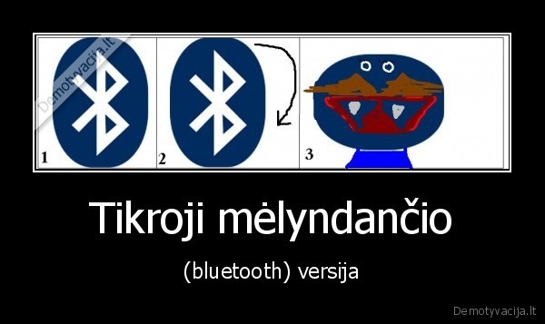 Tikroji mėlyndančio - (bluetooth) versija