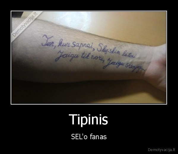 Tipinis - SEL'o fanas