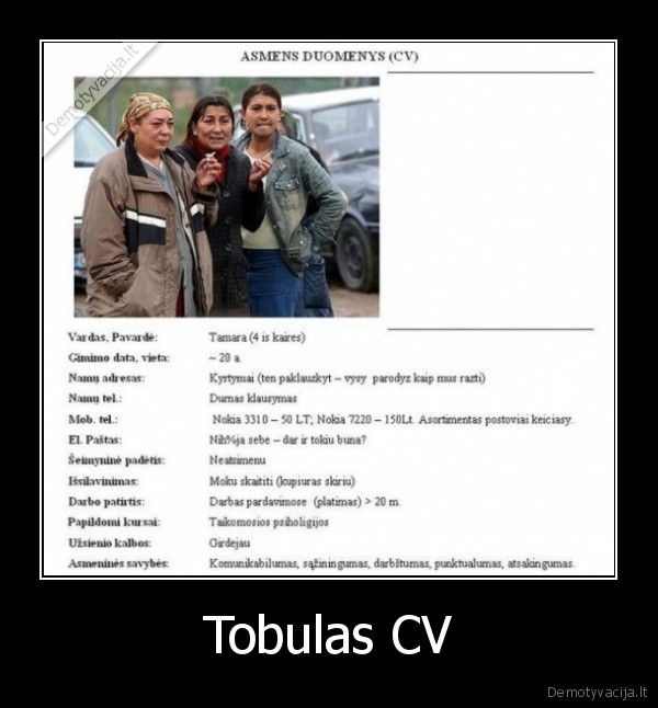 Tobulas CV - 