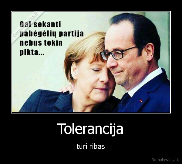 Tolerancija - turi ribas