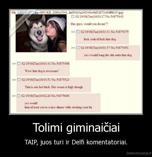 Tolimi giminaičiai - TAIP, juos turi ir Delfi komentatoriai.