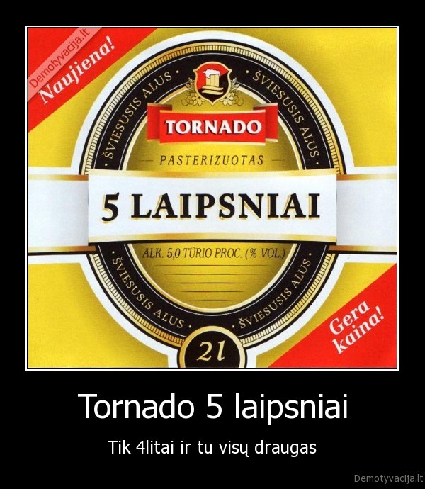 Tornado 5 laipsniai - Tik 4litai ir tu visų draugas