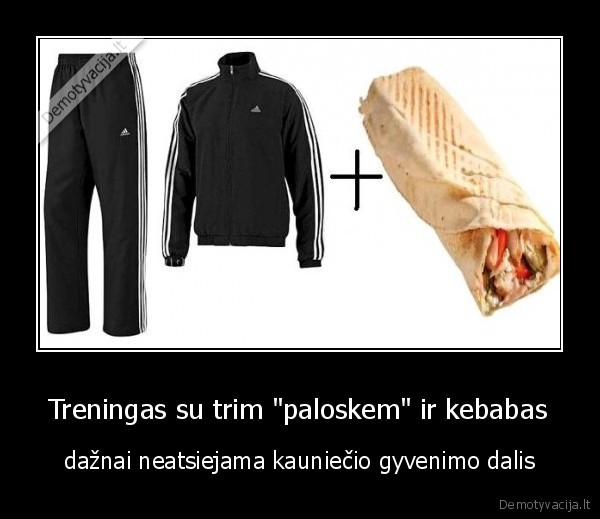 Treningas su trim "paloskem" ir kebabas - dažnai neatsiejama kauniečio gyvenimo dalis