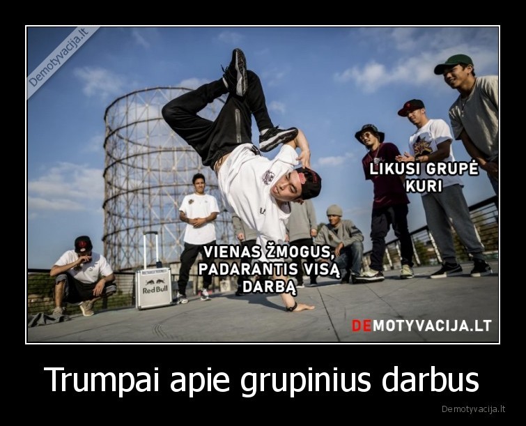 Trumpai apie grupinius darbus - 