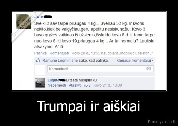 Trumpai ir aiškiai - 