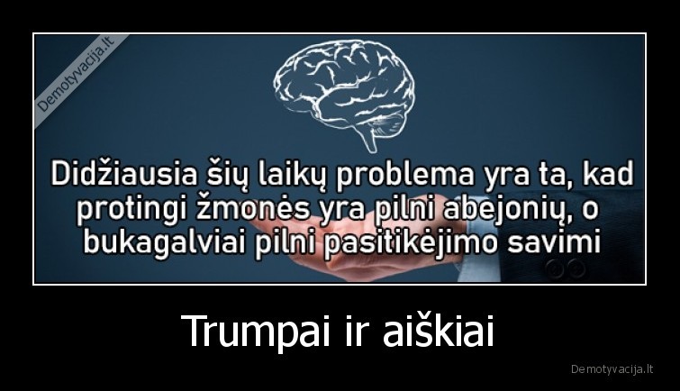 Trumpai ir aiškiai - 