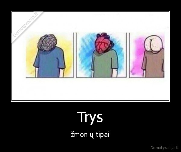 Trys - žmonių tipai