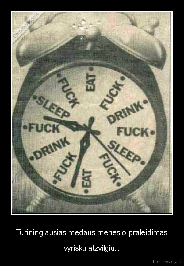 Turiningiausias medaus menesio praleidimas - vyrisku atzvilgiu..