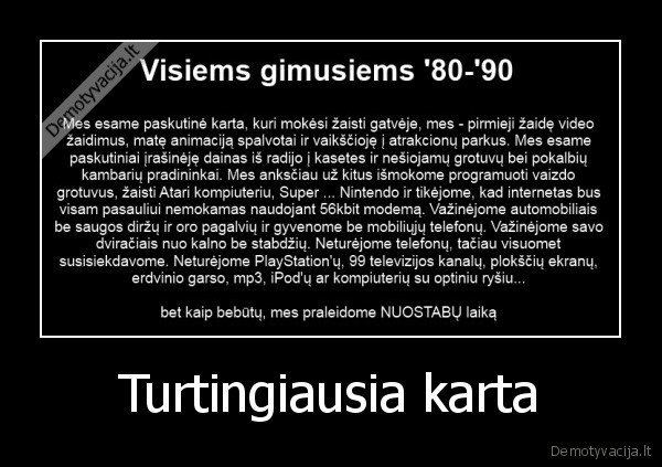 Turtingiausia karta - 