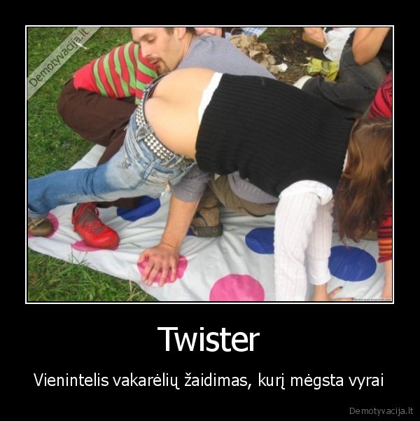 Twister - Vienintelis vakarėlių žaidimas, kurį mėgsta vyrai