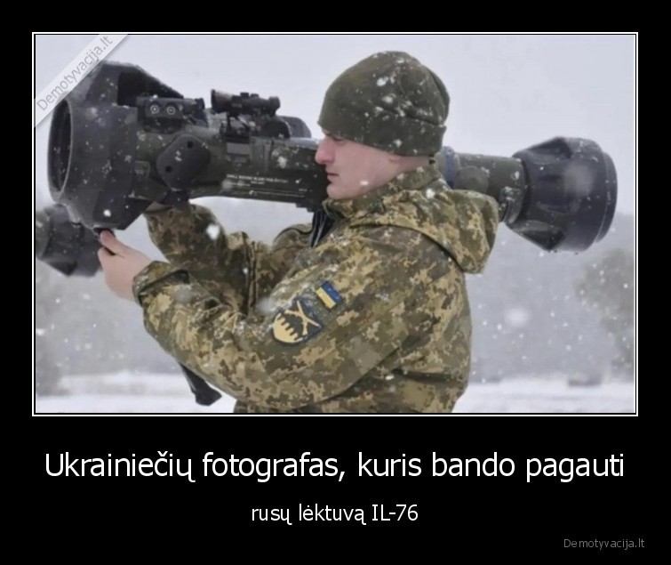 Ukrainiečių fotografas, kuris bando pagauti - rusų lėktuvą IL-76