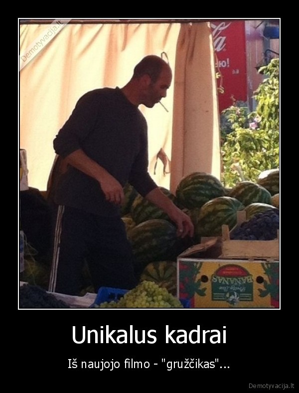 Unikalus kadrai - Iš naujojo filmo - "gružčikas"...