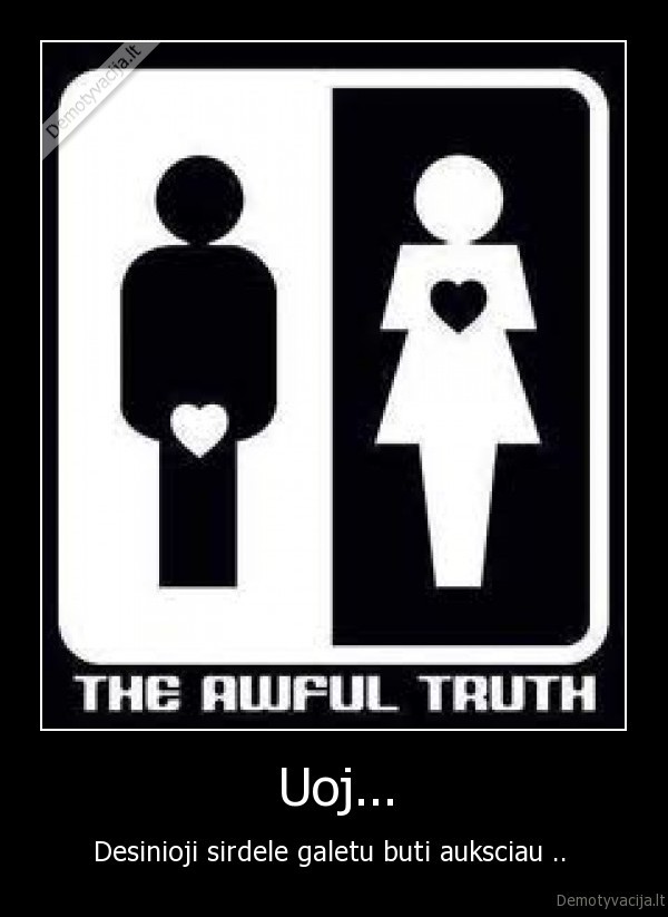 Uoj... - Desinioji sirdele galetu buti auksciau .. 