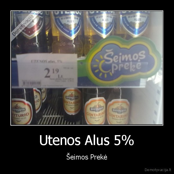 Utenos Alus 5% - Šeimos Prekė