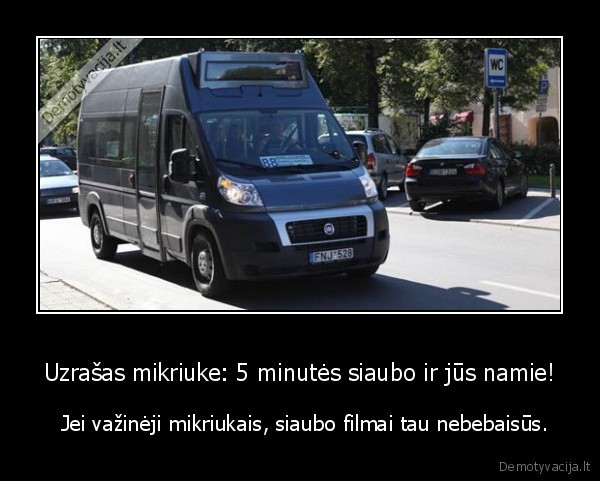 Uzrašas mikriuke: 5 minutės siaubo ir jūs namie! -    Jei važinėji mikriukais, siaubo filmai tau nebebaisūs. 