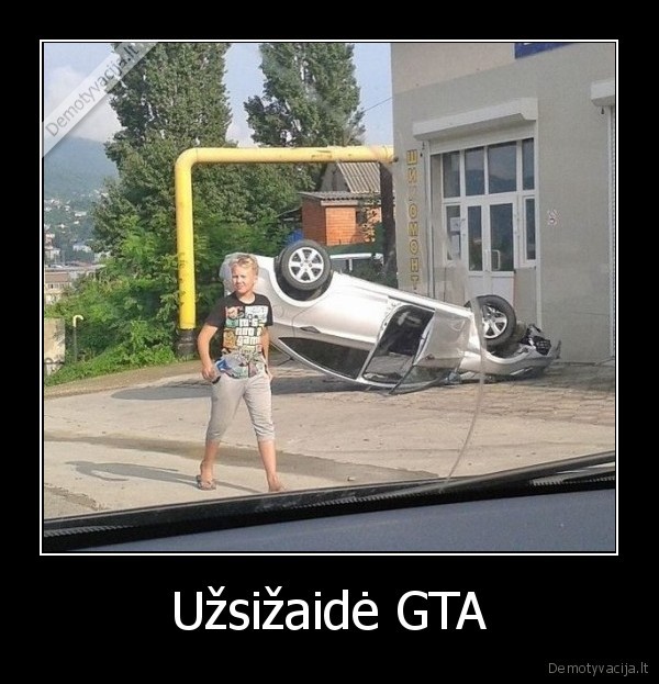 Užsižaidė GTA - 