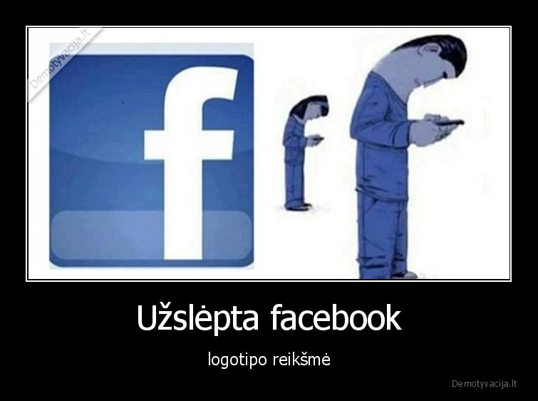 Užslėpta facebook - logotipo reikšmė