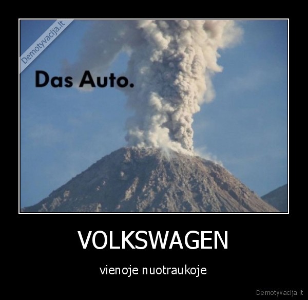 VOLKSWAGEN - vienoje nuotraukoje