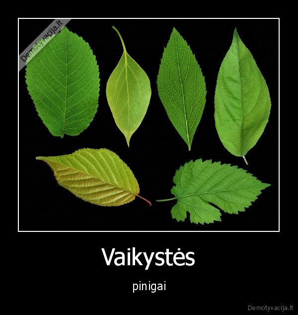 Vaikystės - pinigai