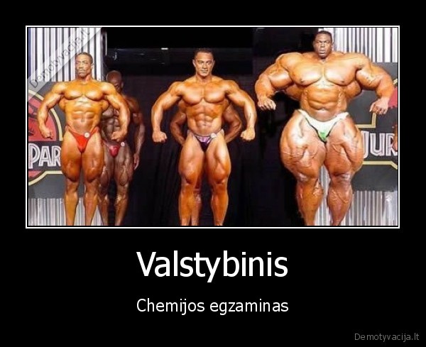 Valstybinis - Chemijos egzaminas