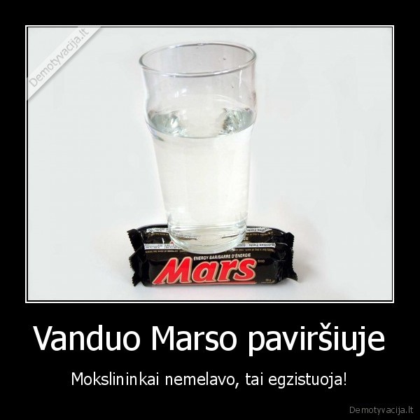 Vanduo Marso paviršiuje - Mokslininkai nemelavo, tai egzistuoja!