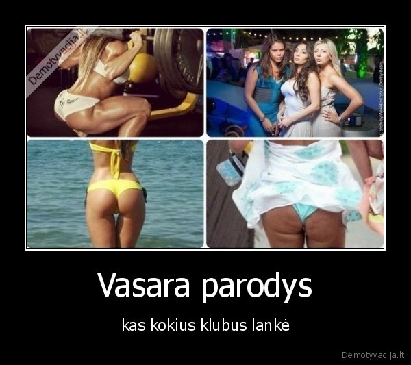 Vasara parodys - kas kokius klubus lankė