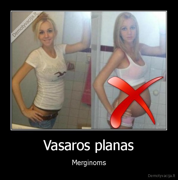 Vasaros planas - Merginoms