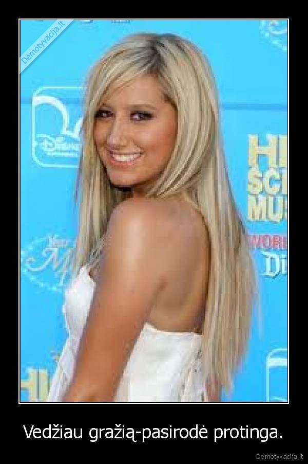 Vedžiau gražią-pasirodė protinga. - 