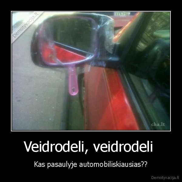 Veidrodeli, veidrodeli  - Kas pasaulyje automobiliskiausias??