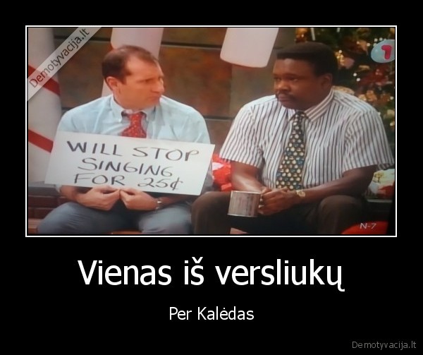 Vienas iš versliukų - Per Kalėdas