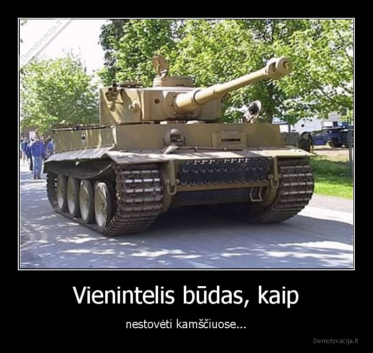 Vienintelis būdas, kaip - nestovėti kamščiuose...