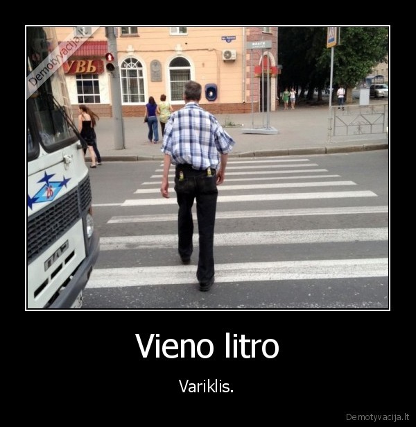 Vieno litro - Variklis.