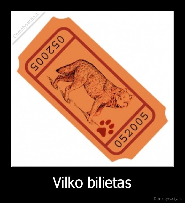 Vilko bilietas - 