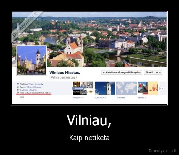 Vilniau, - Kaip netikėta