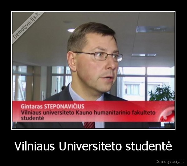 Vilniaus Universiteto studentė - 