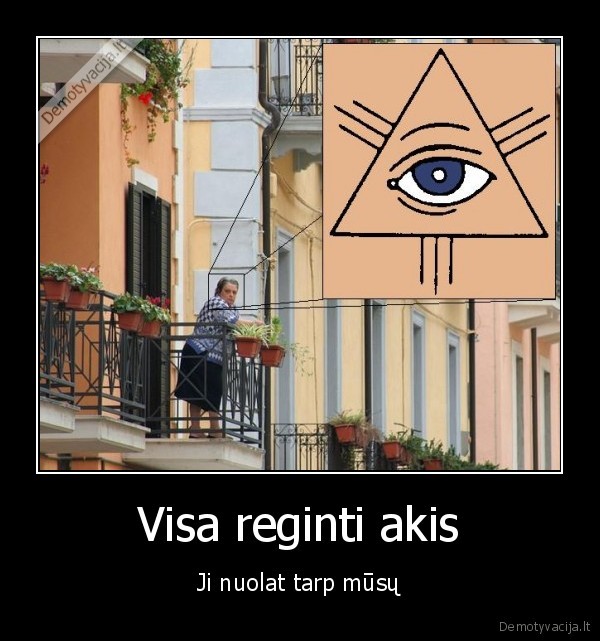 Visa reginti akis - Ji nuolat tarp mūsų