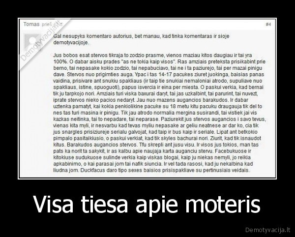 Visa tiesa apie moteris - 