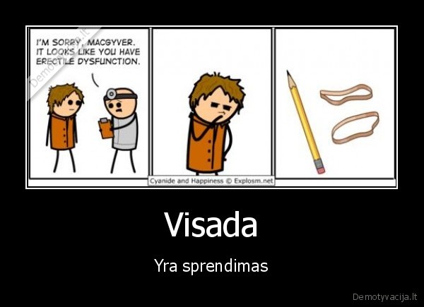 Visada - Yra sprendimas