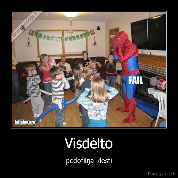 Visdėlto - pedofilija klesti