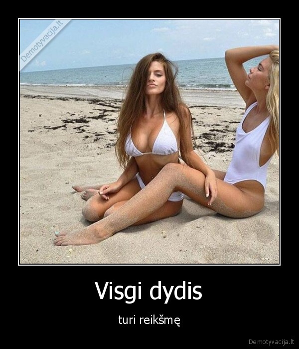 Visgi dydis - turi reikšmę