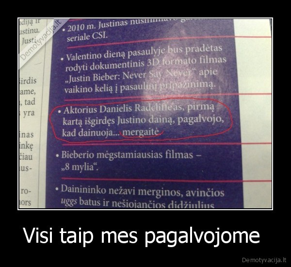 Visi taip mes pagalvojome  - 