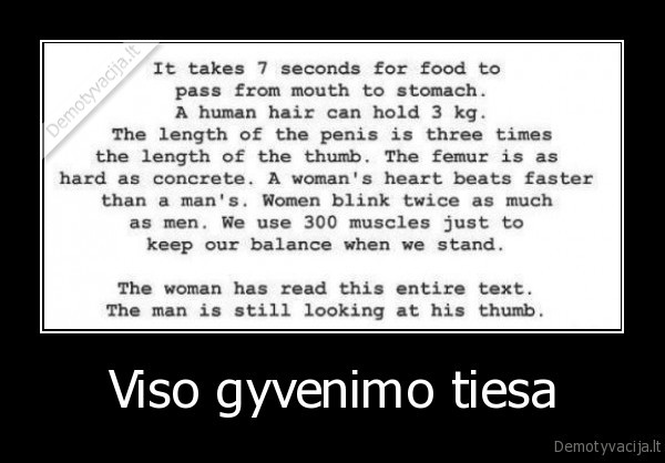 Viso gyvenimo tiesa - 