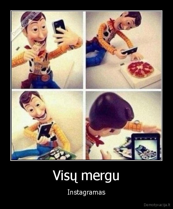 Visų mergu - Instagramas