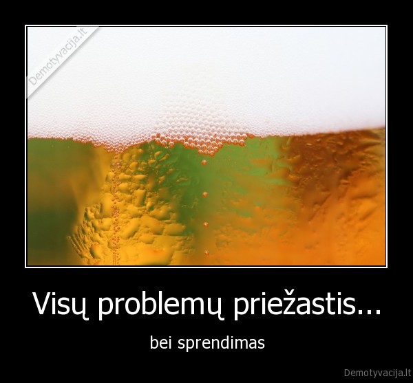 Visų problemų priežastis... - bei sprendimas