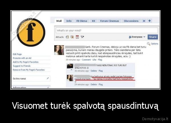 Visuomet turėk spalvotą spausdintuvą - 