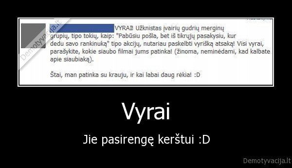 Vyrai - Jie pasirengę kerštui :D