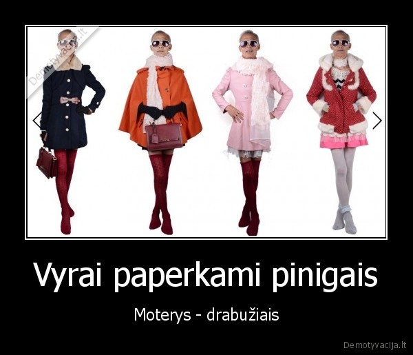 Vyrai paperkami pinigais - Moterys - drabužiais